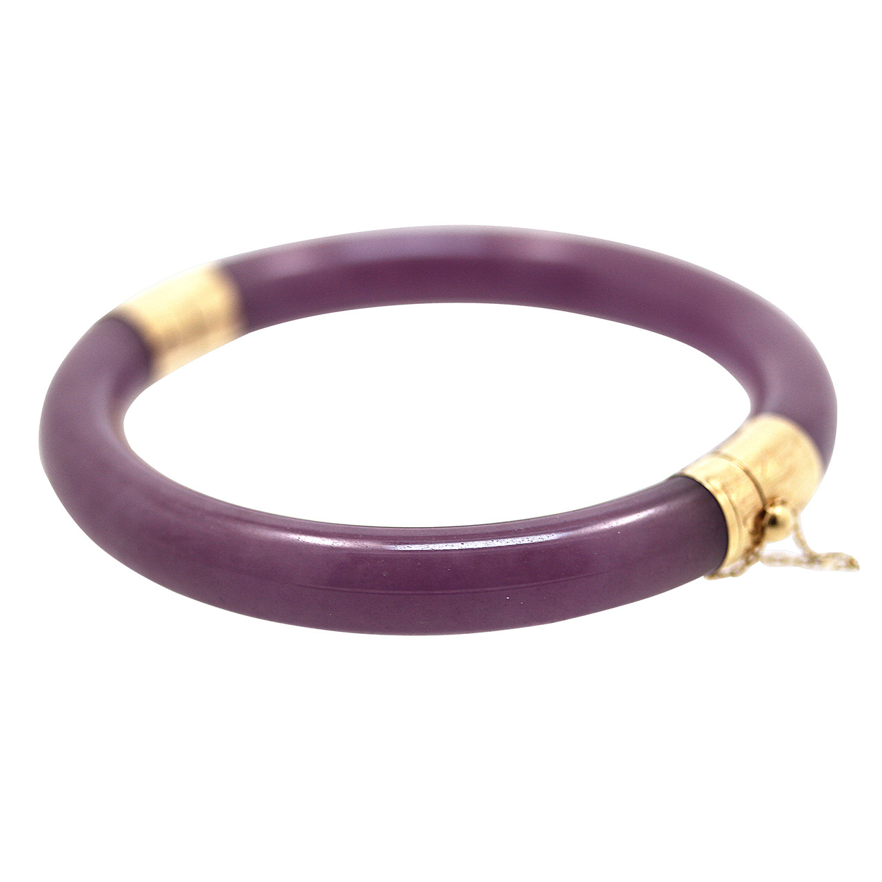 purple jade bangle