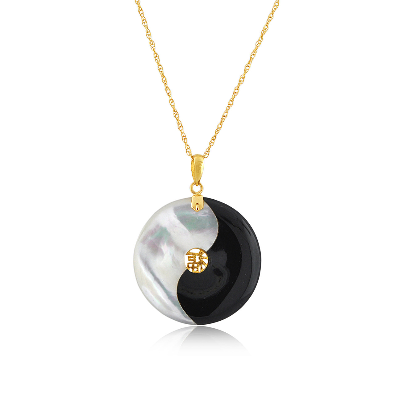 ネックレス・ペンダント [Yinandyang in Harmony] Circle chain Yin Yang Triple Necklace | 925 Sterling Silver | Balance
