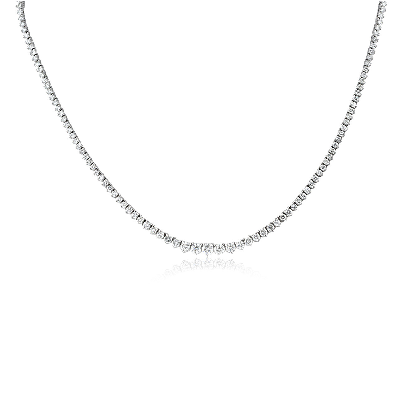 JFTS 925 Sterling Silver Natural Black Diamond Necklace 17 Inches - Ruby  Lane