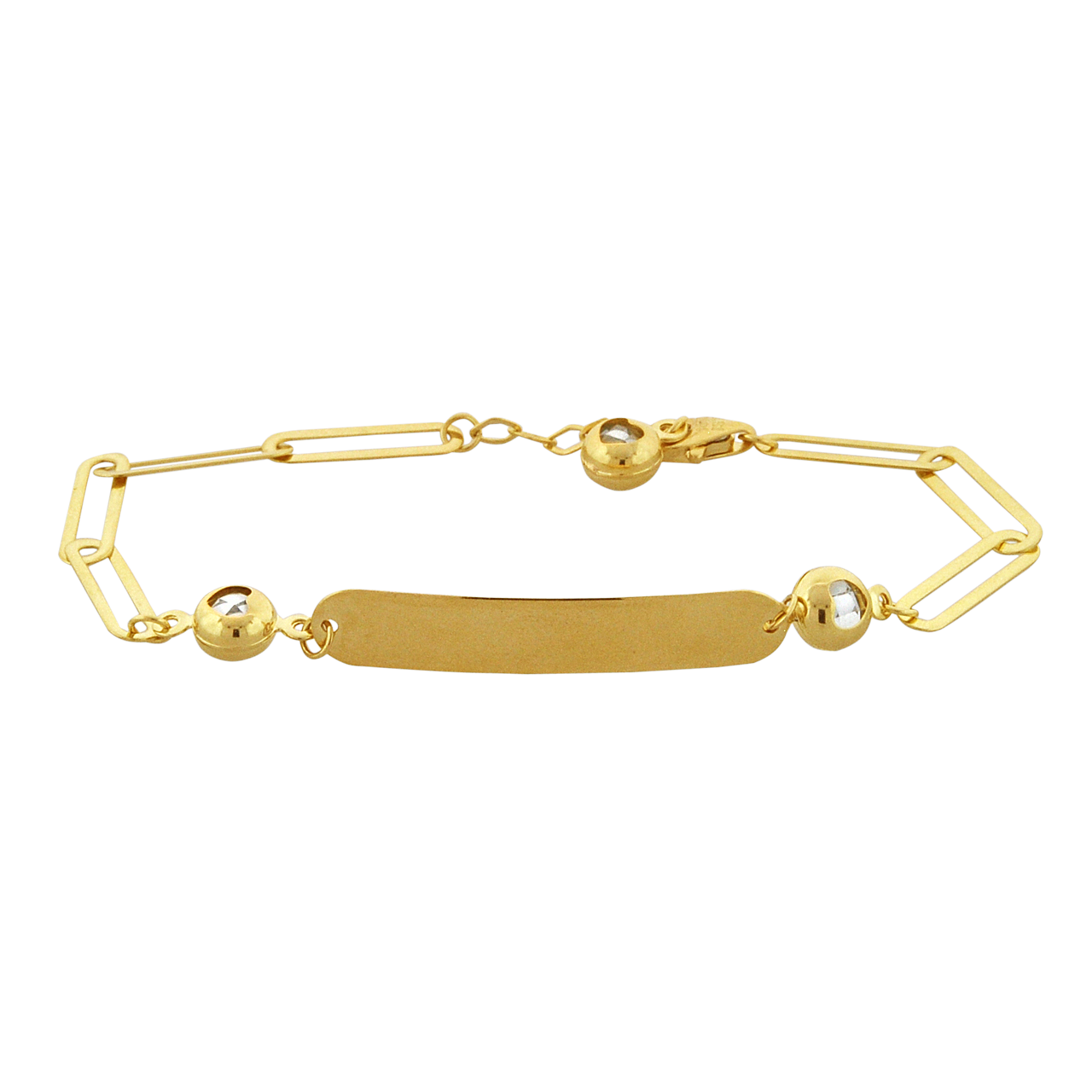 14K Gold Filled Baby ID Bracelet 5.5