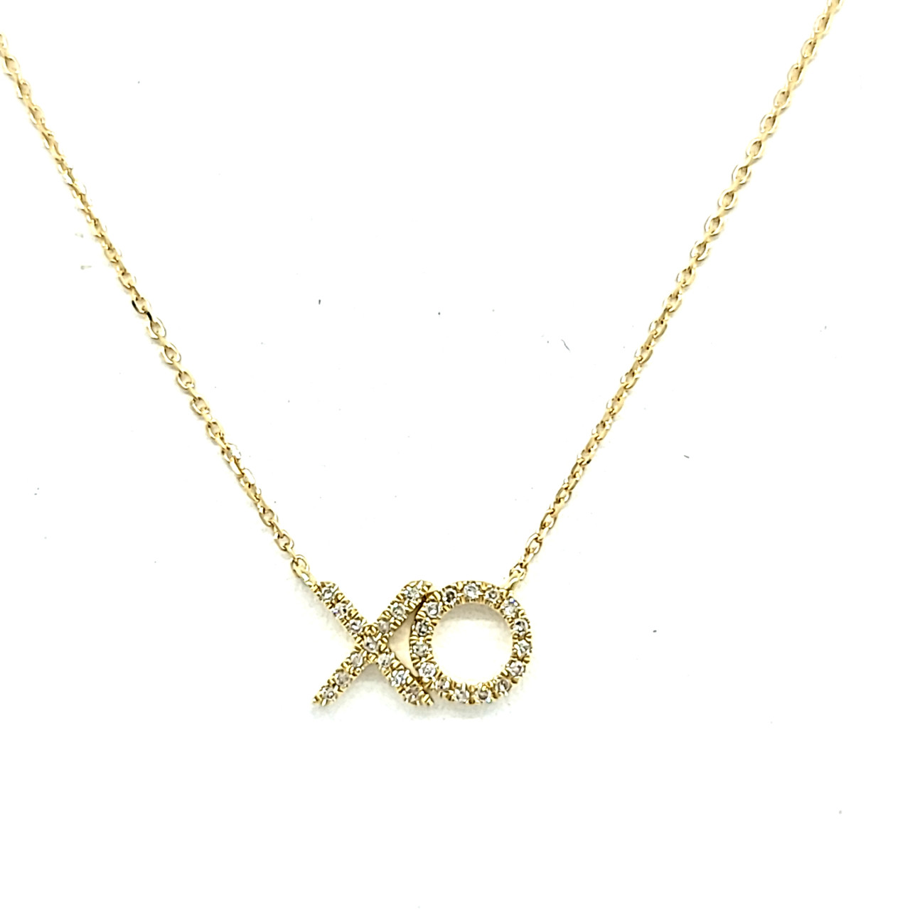 Gold Filled Initial Necklace - XO Hanalei – xohanalei