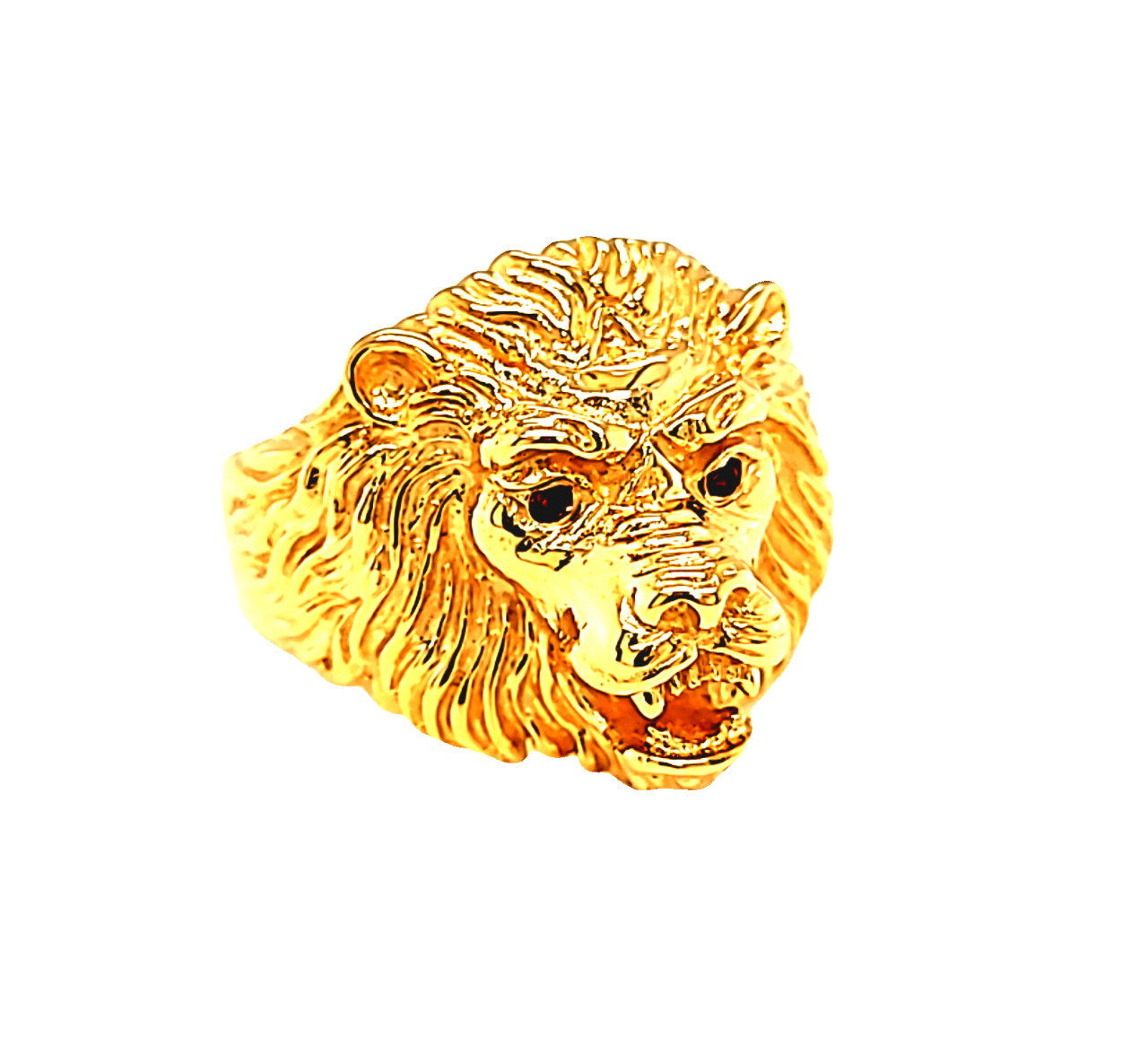 Buy Gold Lion Head Ring, Gold Lion Ring, Men Ring, Lion Men Ring, Gold  Animal Ring, Handmade Jewelry, Gift for Him,brass Ring Online in India -  Etsy