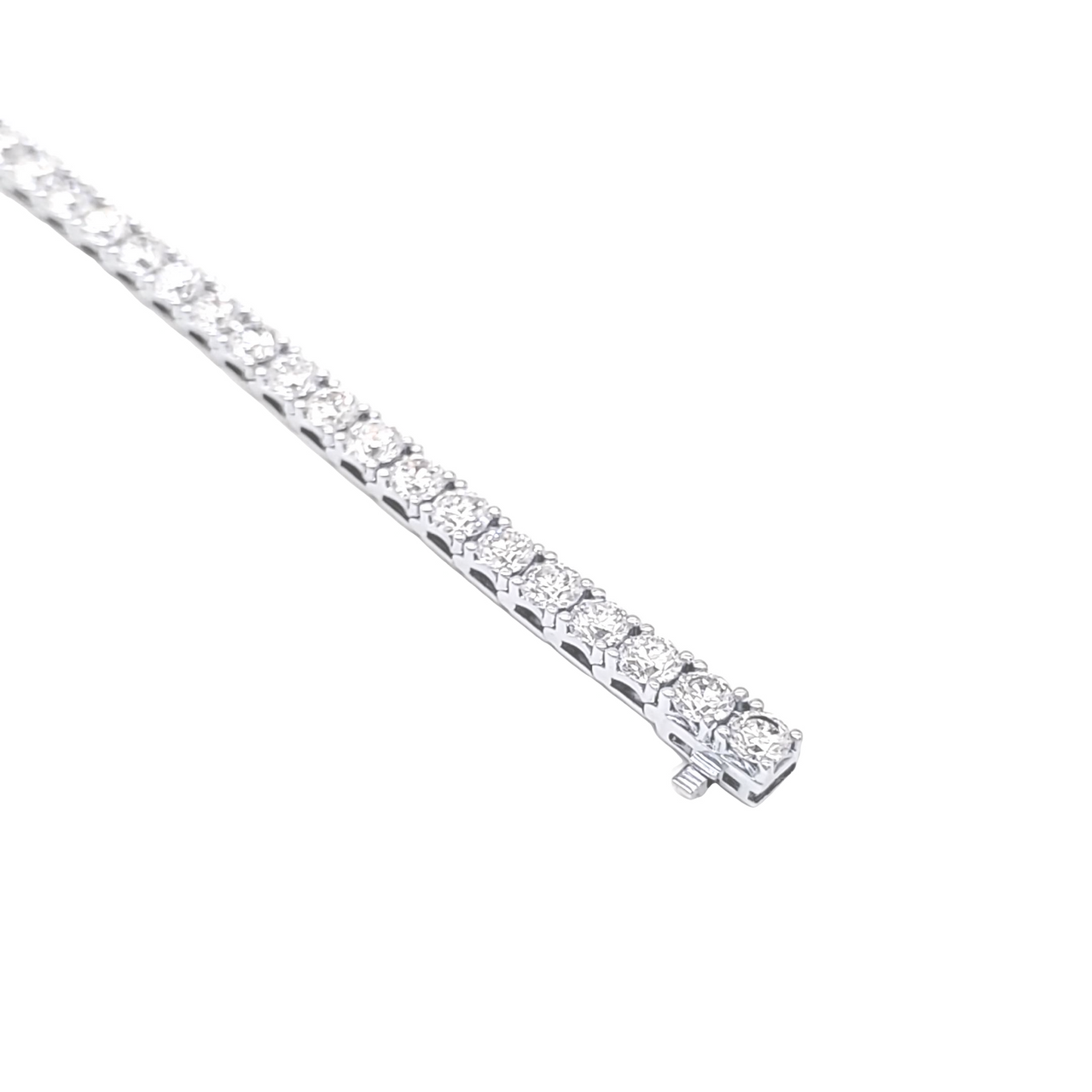 4 Prong 10 Carat Lab Grown Diamond Tennis Bracelet – deBebians