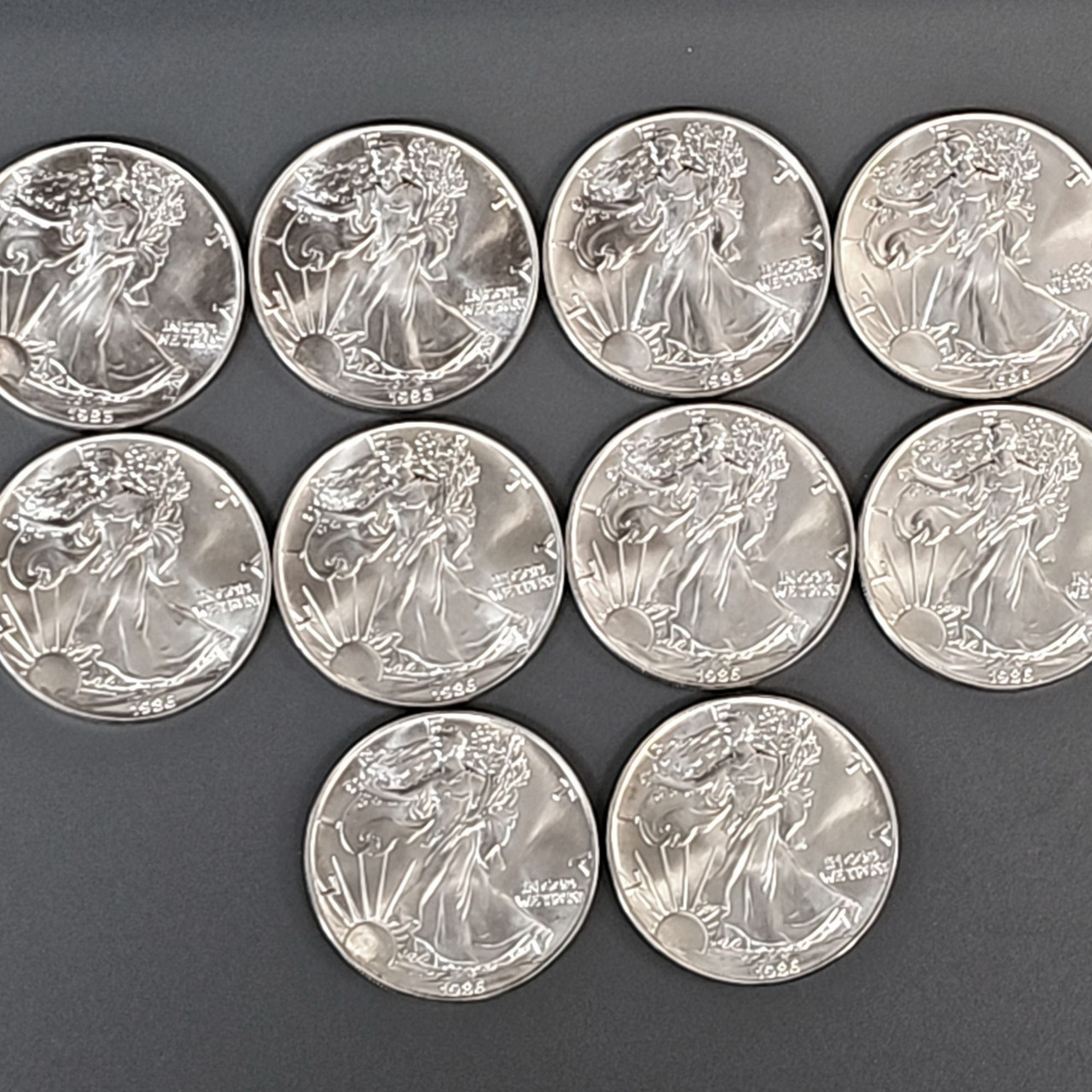 1986 Walking Liberty Silver Dollar 1 oz .999 Fine Silver Coin