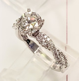   How to make an old Diamond Engagement ring from Grandma into a Modern look?