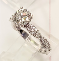   How to make an old Diamond Engagement ring from Grandma into a Modern look?
