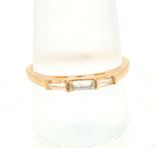 14K Yellow Gold Diamond Baguette Matching Ring 11001386 | Shin Brothers* 14K Yellow Gold Diamond Baguette Matching Ring 11001386 | Shin Brothers*