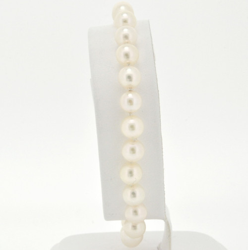 18K Yellow Gold Pearl Bracelet 22000544