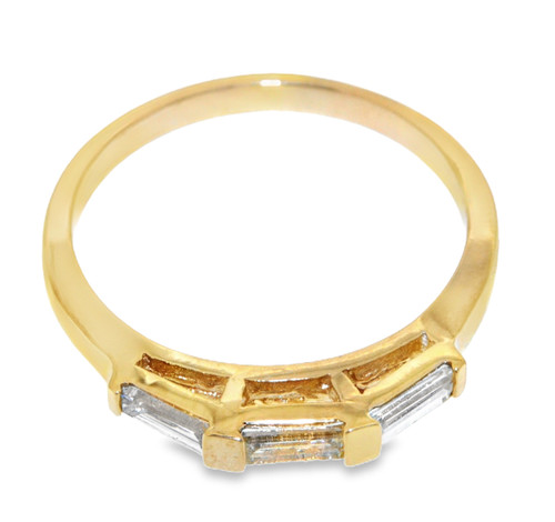 14K Yellow Gold 0.40 carat Diamond band 11002117  | Shin Brothers* 