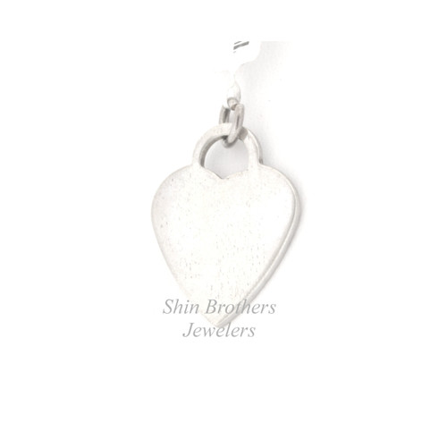 Sterling Silver Heart Charm 80000233**