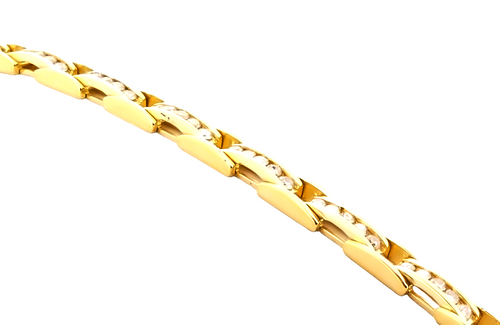14K Yellow Gold 2.0ct Ladies Diamond Bracelet 21000484 | Shin Brothers*