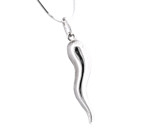 Sterling Silver Italian Horn Charm 85010260 Sterling Silver Italian Horn Charm 85010260