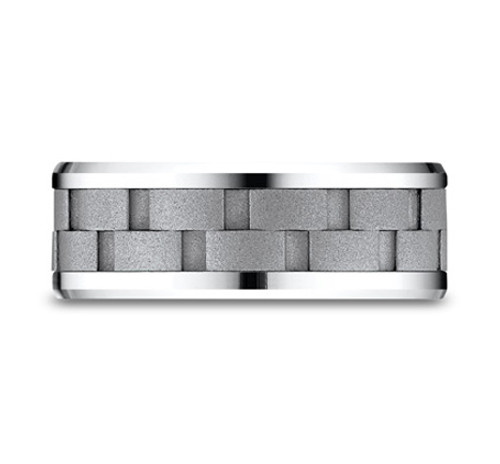 Cobalt Chrome 8mm Wedding Band 11510011 | Shin Brothers* Cobalt Chrome 8mm Wedding Band 11510011 | Shin Brothers*