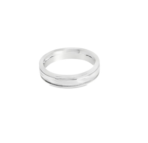 14K White Gold Band 10000852 | Shin Brothers**
