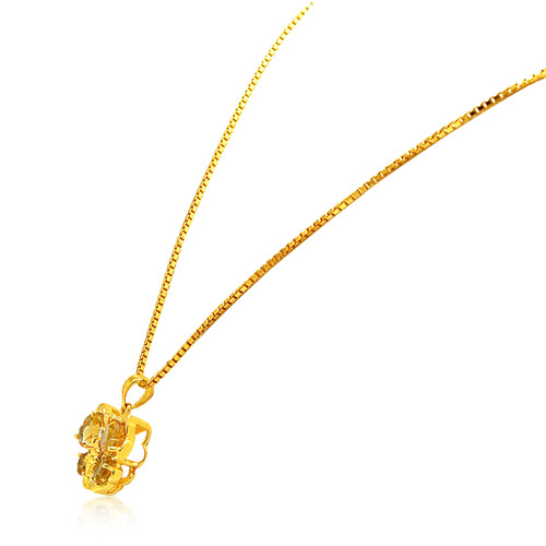 14K Yellow Gold Citrine Diamond Butterfly Charm 52001935 | Shin Brothers* 14K Yellow Gold Citrine Diamond Butterfly Charm 52001935 | Shin Brothers*