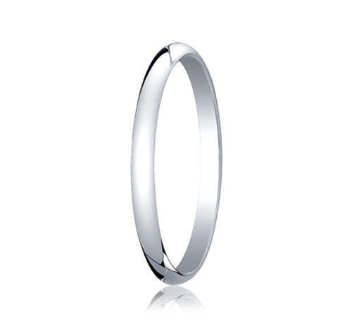 14K White Gold Plain Wedding Band 10017543 | Shin Brothers* 14K White Gold Plain Wedding Band 10017543 | Shin Brothers*