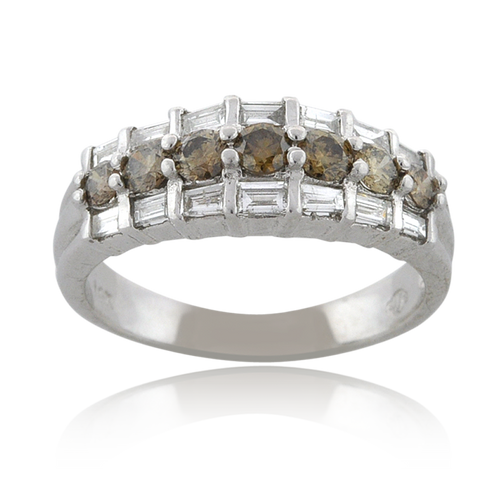 18K White Gold 1.14 carat Blue Diamond Ring 11003357  | Shin Brothers* 