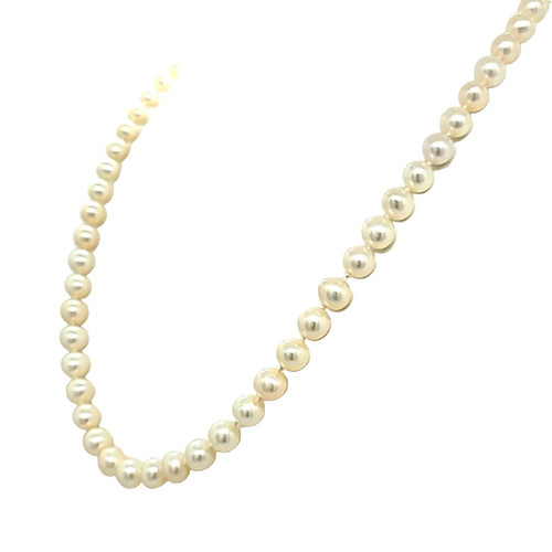 Freshwater Pearl 18" Necklace with 14K White Gold Clasp 32000285 | Shin Brothers* 