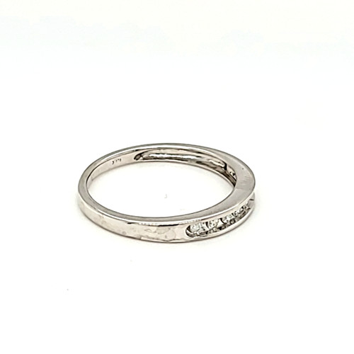 10K White Gold Diamond Wedding Band 19000246 | Shin Brothers* 10K White Gold Diamond Wedding Band 19000246 | Shin Brothers*