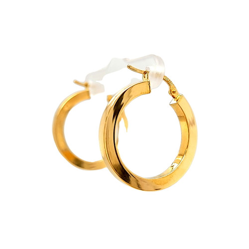 14K Yellow Gold Hoop Earrings 40002988 | Shin Brothers* 14K Yellow Gold Hoop Earrings 40002988 | Shin Brothers*