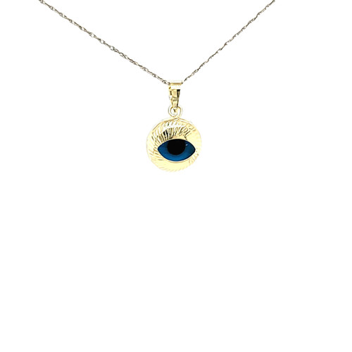 14K Yellow Gold Evil Eye Charm 52002338 | Shin Brothers*