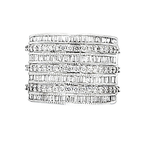 14K White Gold Diamond Ring 11007306 | Shin Brothers** 14K White Gold Diamond Ring 11007306 | Shin Brothers**