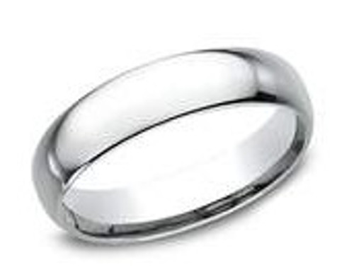 14K White Gold 5mm Wedding Band 10017932 | Shin Brothers*