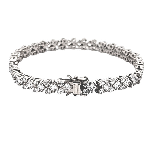 Silver CZ Tennis Bracelet 82011126 | Shin Brothers