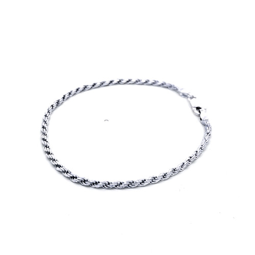Sterling Silver 7" Rope Chain 82011132 | Shin Brothers