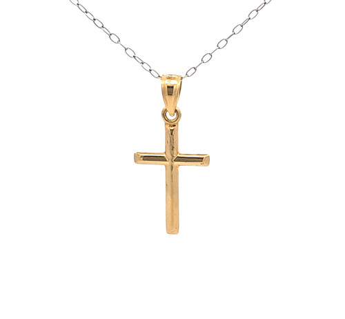 14K Yellow Gold Cross Charm 50004401 | Shin Brothers 14K Yellow Gold Cross Charm 50004401 | Shin Brothers