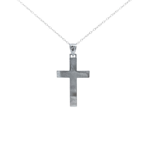 14K White Gold Cross Crucifix Charm 50004415 | Shin Brothers 14K White Gold Cross Crucifix Charm 50004415 | Shin Brothers