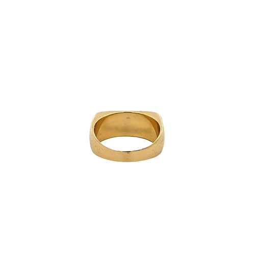 14K Yellow Gold Size 9 Horizontal Jade Ring 12003355 | Shin Brothers** 14K Yellow Gold Size 9 Horizontal Jade Ring 12003355 | Shin Brothers**