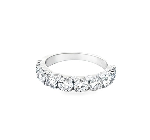 14K White Gold Diamond Wedding Band 11007468 By Shin Brothers
