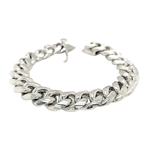 Sterling Silver Miami Cuban Bracelet 82011146 | Shin Brothers Sterling Silver Miami Cuban Bracelet 82011146 | Shin Brothers