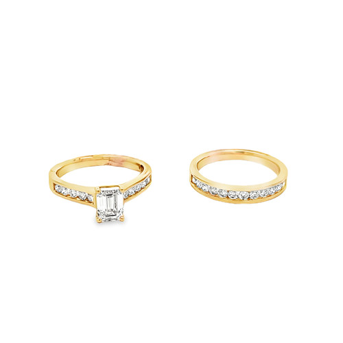 14K Yellow Gold Diamond Engagement Ring Set 11410033 | Shin Brothers