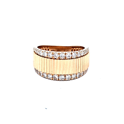 14K Yellow Gold Diamond Band 11007496 | Shin Brothers