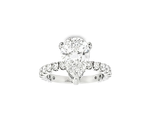 18K White Gold Lab Grown Diamond Engagement Ring 11007489 | Shin Brothers