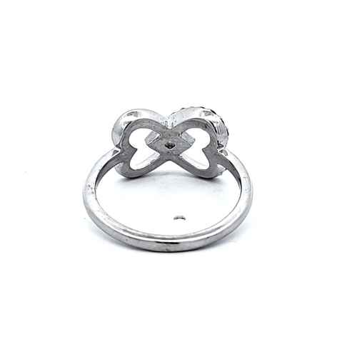 14K White Gold Diamond Heart Ring 11007516 | Shin Brothers