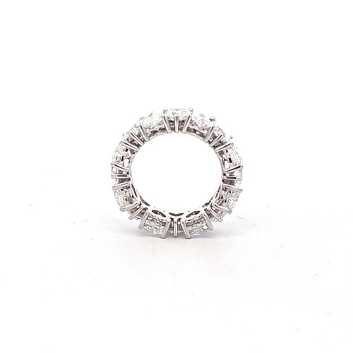 14K White Gold Heart shape Lab Diamond Eternity Ring 11410041| Shin Brothers