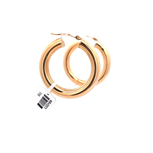14K Yellow Gold Hoop Earrings 40003373 By Shin Brothers Jewelers *