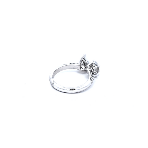 14K White Gold Duo Diamond Ring 11410045 | Shin Brothers