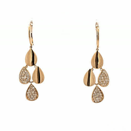 14K Yellow Gold Fancy Drop Earrings 41002955