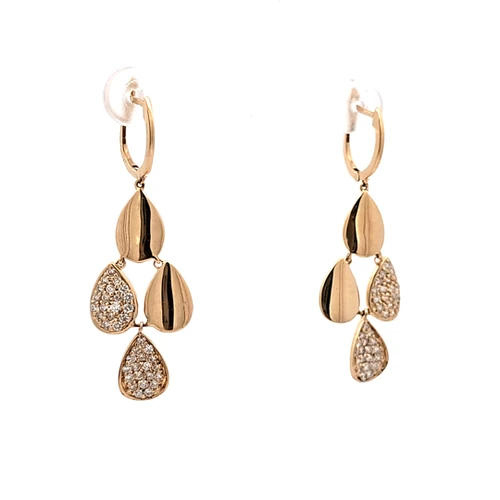 14K Yellow Gold Fancy Drop Earrings 41002955