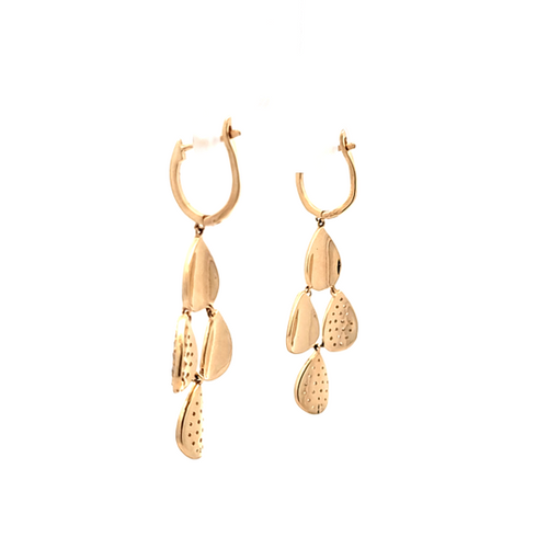 14K Yellow Gold Fancy Drop Earrings 41002955