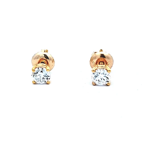 14K Yellow Gold Lab Grown Diamond Stud Earrings 41410062 | Shin Brothers