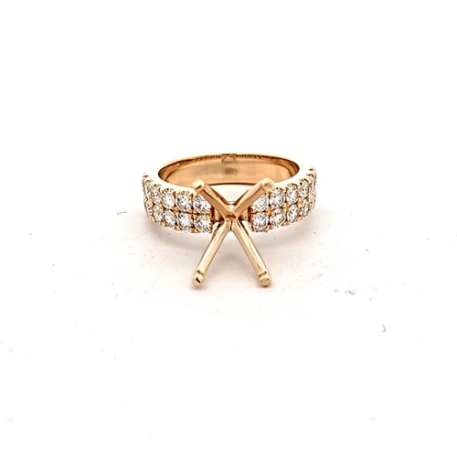 14K Yellow Gold Diamond Engagement Ring Setting 11007540 | Shin Brothers