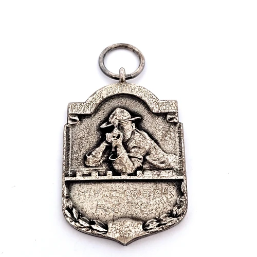 Preowned Antique Sterling Silver Rifle Medal 80000597 | Shin Brothers