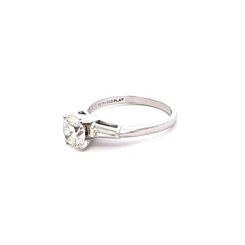  Platinum Diamond Engagement Ring 11007560 | Shin Brothers* 