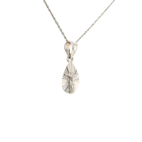 10K White Gold Religious Jesus Charm 59000175 | Shin Brothers * 10K White Gold Religious Jesus Charm 59000175 | Shin Brothers *