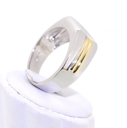 14K Yellow/White Gold Men's Diamond Ring 11003029 | Shin Brothers* 14K Yellow/White Gold Men's Diamond Ring 11003029 | Shin Brothers*